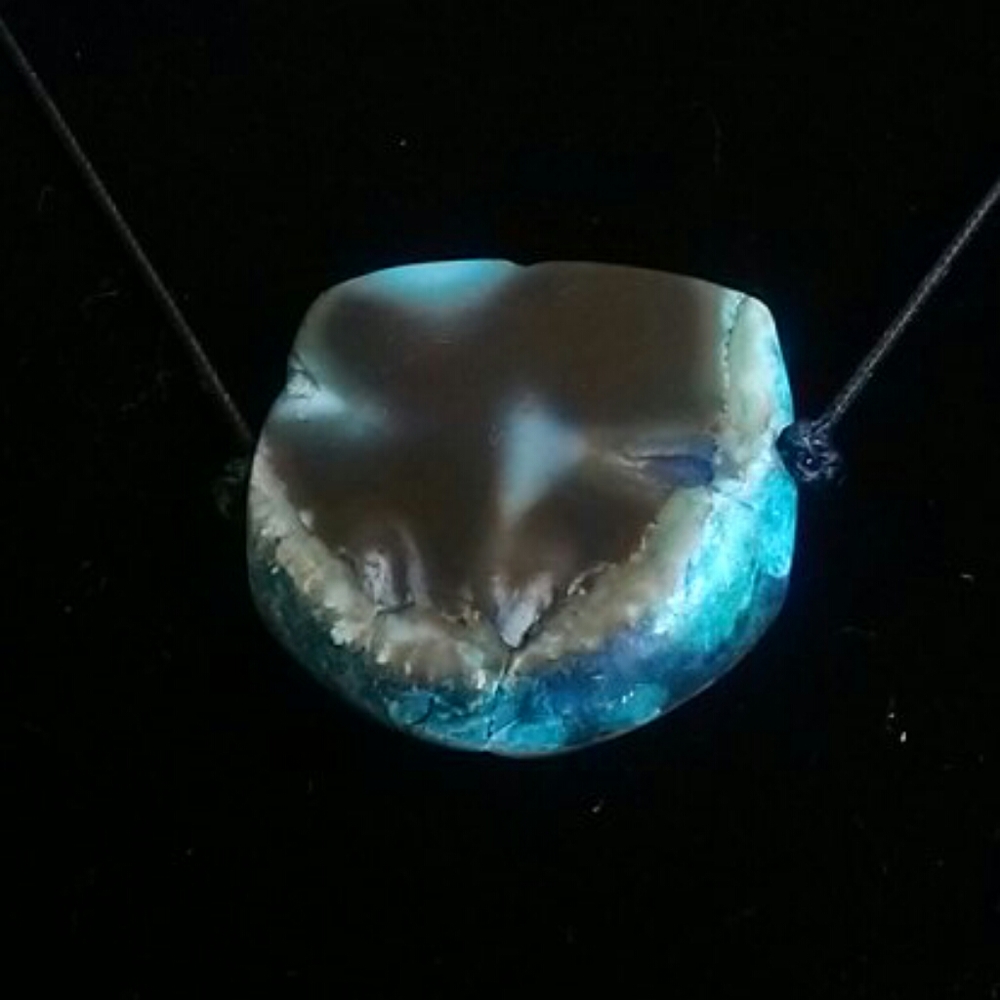 Aqua Blue Agate Necklace